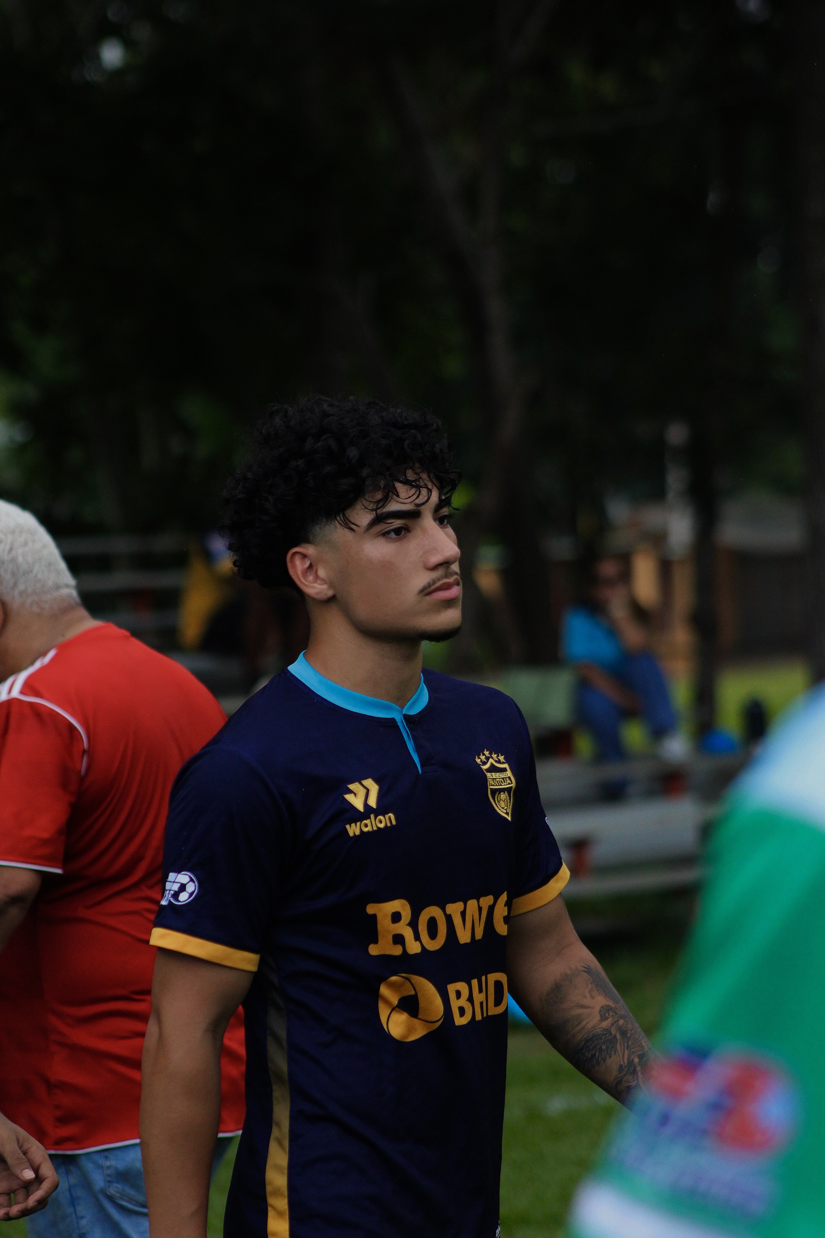 Nathanael Vasiliadis in Club Atlético Pantoja match kit